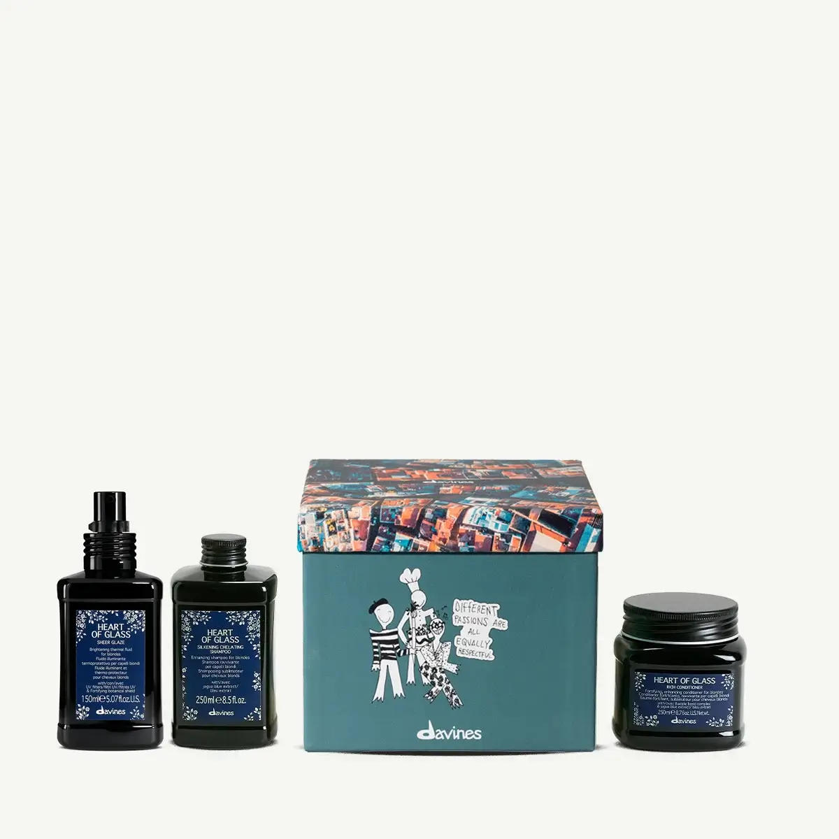Davines HEART OF GLASS The Liberal Gift Set 2 1