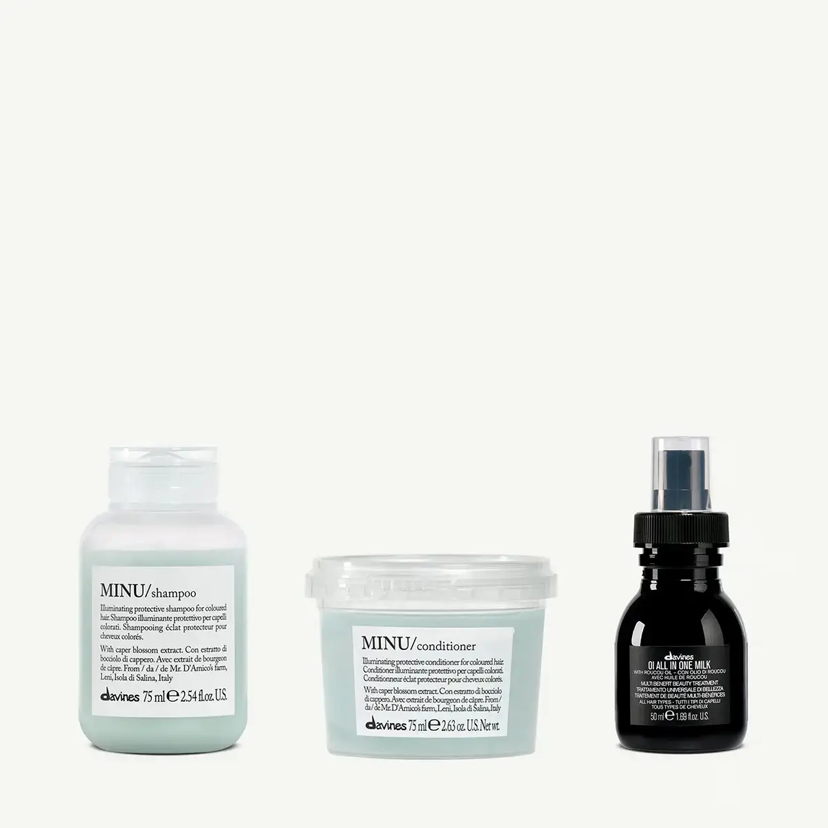 Davines MINU Travel Gift Set