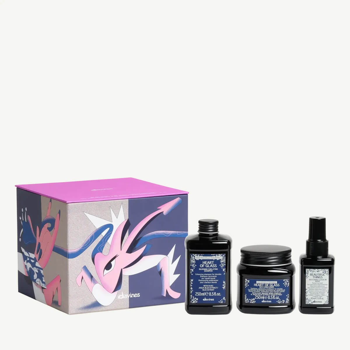 Davines Heart of Glass Bass Gift Set 1kit