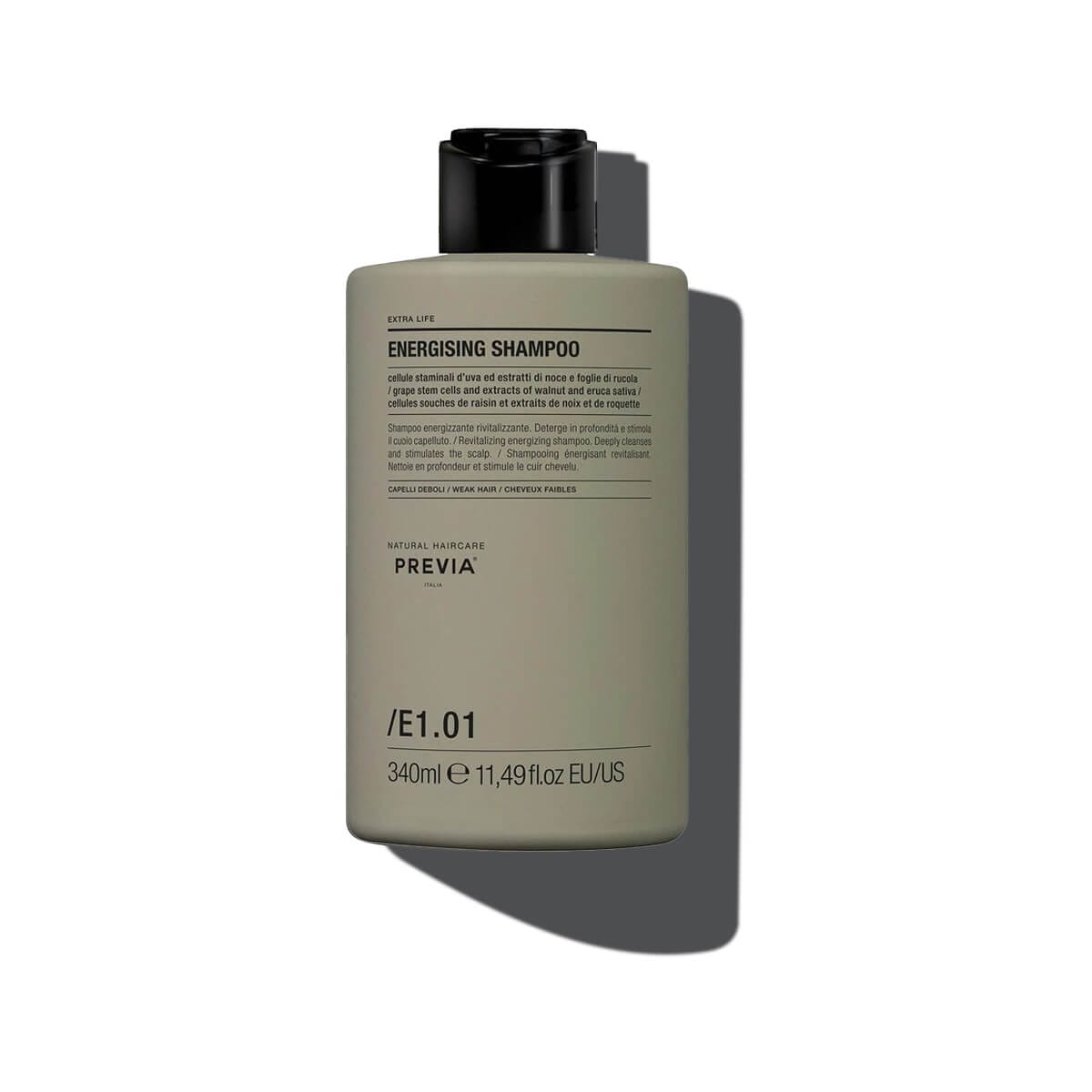 Previa Extra Life Energising Shampoo 340 ml